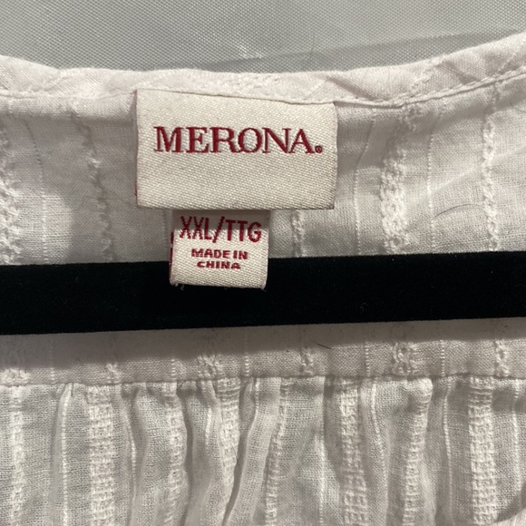 Peasant style linen dress - Picture 2 of 3